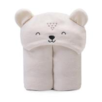 Cobertor Bebê Microfibra C/ Capuz Urso Bege 1,10x85Cm Papi Cobertor Bebê Microfibra C/ Capuz Urso Bege 1,10x85Cm Papi