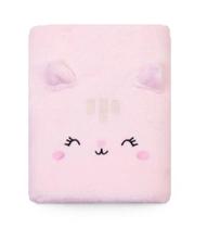 Cobertor Bebê Microfibra Gatinha Rosa 1,10m X 85cm Papi