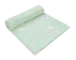 Cobertor Bebê Microfibra Verde Ursinho 1,10 X 85 Papi