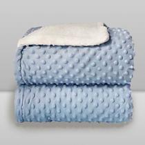 Cobertor Bebe Plush Sherpa Dots