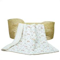 Cobertor Bebê Quentinho Duplo Coberdrom Bebê Estampado Berço Cobertor Bebê Quentinho Duplo Coberdrom Bebê Estampado Berço