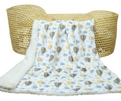 Cobertor Bebê Quentinho Duplo Coberdrom Bebê Estampado Berço
