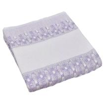 Cobertor Bebê Térmico Para Bordar 100% Algodão 110x90 - Baby TexNew Cor:Lilás