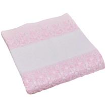 Cobertor Bebê Térmico Para Bordar 100% Algodão 110x90 - TexNew Baby