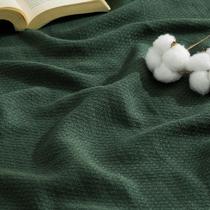 Cobertor Bedsure 100% algodão Queen Size verde escuro