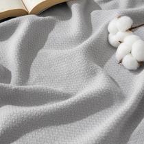 Cobertor Bedsure 100% algodão Twin XL tamanho XL para cama cinza