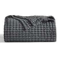 Cobertor Bedsure Cooling Cotton Waffle Twin XL cinza escuro Cobertor Bedsure Cooling Cotton Waffle Twin XL cinza escuro
