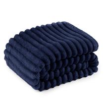 Cobertor Bedsure Fleece Azul - 150x200cm - Macio e Aconchegante para Sofá