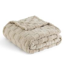 Cobertor Bedsure Fleece Castanho Claro 150x200cm - Para Sofá