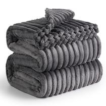 Cobertor Bedsure Fleece Cinza King Size (275x230cm) - Para Sofá e Cama Cobertor Bedsure Fleece Cinza King Size (275x230cm) - Para Sofá e Cama