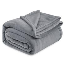 Cobertor Bedsure Fleece King Size Cinza (274x229cm) - Macio e Pelúcia