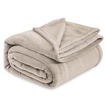 Cobertor Bedsure Fleece Queen Size - Bege Oxford 230x230cm