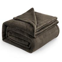 Cobertor Bedsure Fleece Queen Size Marrom - 230x230cm - Macio e Acolhedor