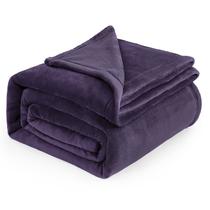 Cobertor Bedsure Fleece Queen Size Roxo (230x230cm) - Microfibra