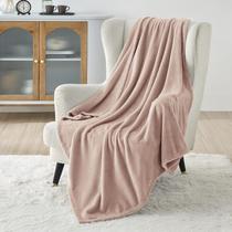 Cobertor Bedsure GentleSoft Fleece Throw XL Dusty Pink 50x70 pol