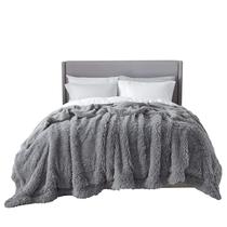 Cobertor Bedsure Soft Grey Queen Size Fluffy Fuzzy para o inverno Cobertor Bedsure Soft Grey Queen Size Fluffy Fuzzy para o inverno