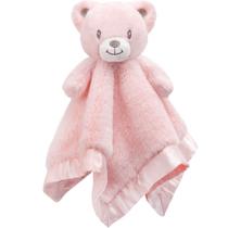 Cobertor BEILIMU Baby Bear de pelúcia Soft Minky 34 cm rosa