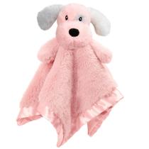 Cobertor BEILIMU Puppy Lovey com suporte de cetim de pelúcia 34 cm