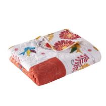 Cobertor Benzara 127x152 cm Acolchoado Floral Throw Multicolor