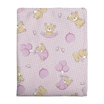 Cobertor Bercinho Estampado 70x90 cm - Ursa Balões