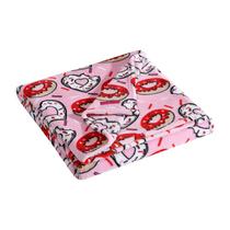 Cobertor Betsey Johnson Buttery-Soft Plush 50x70cm rosa