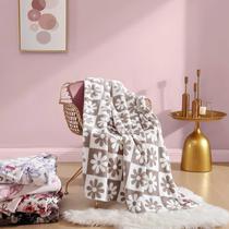 Cobertor Betsey Johnson Daisy Check Bege 50x70cm Cobertor Betsey Johnson Daisy Check Bege 50x70cm