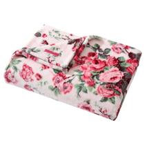 Cobertor Betsey Johnson Vintage Floral Rosa 50x70cm Cobertor Betsey Johnson Vintage Floral Rosa 50x70cm