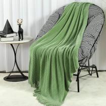 Cobertor Blagic Green Chenille Farmhouse 50x60cm Cobertor Blagic Green Chenille Farmhouse 50x60cm