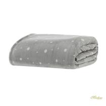 Cobertor Blanket Vintage Prata Poá