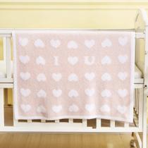 Cobertor BOBOYOYO Plush Soft Warm 76x76 cm Pink Hearts Cobertor BOBOYOYO Plush Soft Warm 76x76 cm Pink Hearts