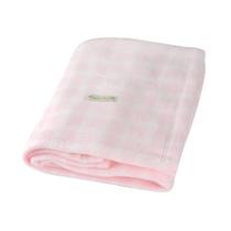 Cobertor Bonito pra Cachorro Soft Xadrez Rosa Claro para Cães