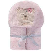 Cobertor Bordado De Microfibra Com Capuz 110 X 90 cm