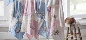 Cobertor Bordado Patchwork