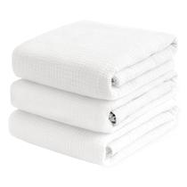 Cobertor breebleep, pacote com 3, 119x119 cm, musselina de algodão macio Cobertor breebleep, pacote com 3, 119x119 cm, musselina de algodão macio