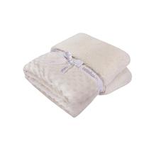 Cobertor Bubble Carinhas Off White - 90cm x 75cm
