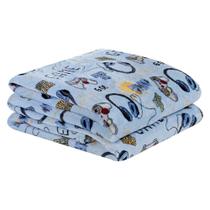 Cobertor Carrosel Solteiro Infantil Mantinha Flannel Estampada 01 Peça - Game