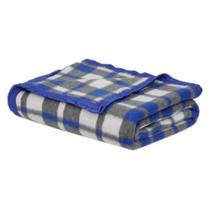 Cobertor Casal 180m x 220m Boa noite Guaratinguetá - Azul - Guaratiguetá