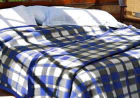 Cobertor Casal Azul Royal Boa Noite 180X230 C/Debrum Diverso