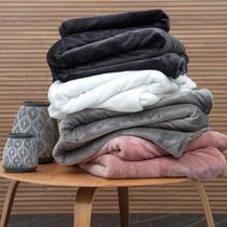 Cobertor Casal Blanket 300 Toque de Seda 1,80m x2,20m Kacyumara - Grafite