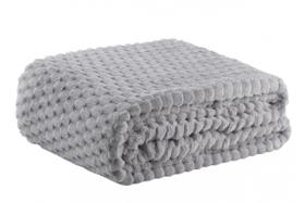 Cobertor Casal Blanket Zurich Prata Kacyumara