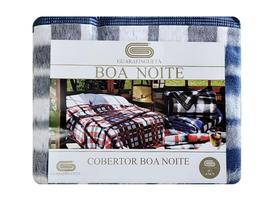 Cobertor Casal Boa Noite Xadrez 1,80 x 2,20m