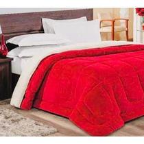 Cobertor Casal com Manta e Sherpa (pele de carneiro) 2,20m x 2,40m