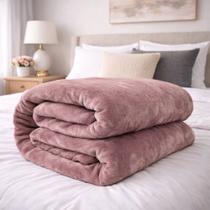 Cobertor Casal Corttex Turim Microfibra Toque de Seda Super Soft Liso Alta Gramatura