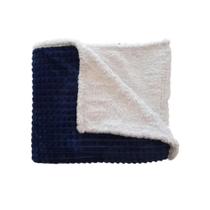 Cobertor Casal Diamond Premium Corttex Azul Marinho
