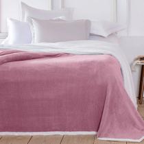 Cobertor Casal Dupla Face Áustria Liso Rosa Cobertor Casal Dupla Face Áustria Liso Rosa