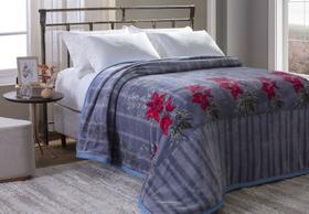 Cobertor Casal Dyuri Plus 180x220cm na Cinta Estampa Braies Jolitex