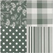 Cobertor casal estampado verde sortido andreza Cobertor casal estampado verde sortido andreza