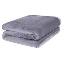 Cobertor Casal Europa Toque de Luxo 180 x 240cm - Cinza