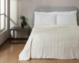 Cobertor Casal Grosso Toque Aveludado Ultra Soft 280grs 3D Relevo Manta Macio e Quente