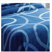 Cobertor Casal Jolitex Avalon Azul 1,80mx2,20m Coberta